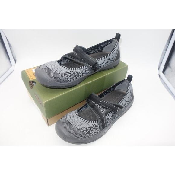 NEW Keen Moxie Sport Mary Jane Flat Sport Water Shoes Youth Gray Girls Size 6 - Picture 2 of 12